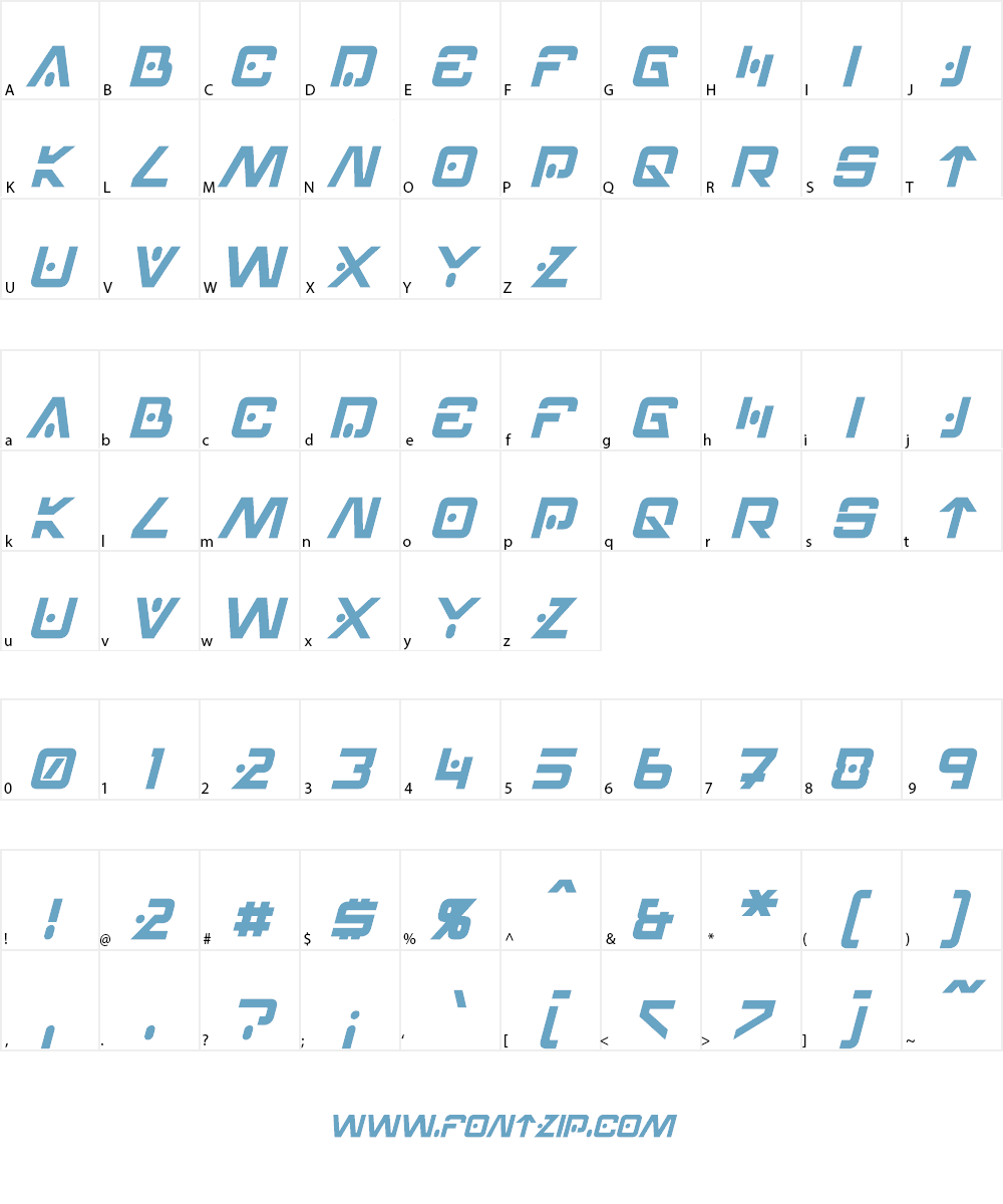 Hellpoint Font Character